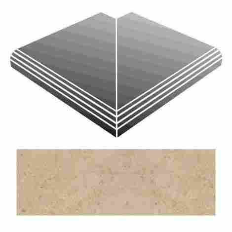 Ступень Stonbeige 4.0 Angolo Esterno Gradino 33x40