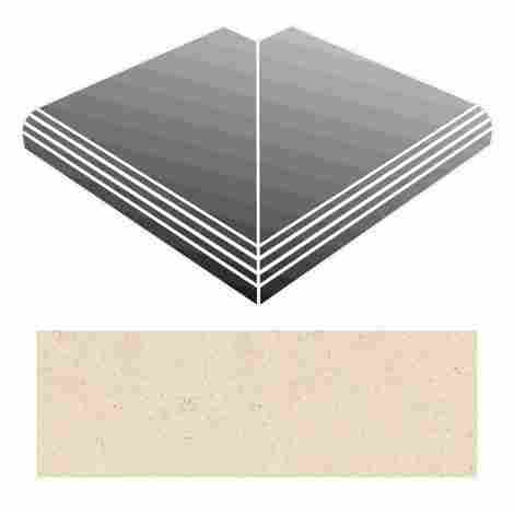 Ступень Stonwhite 3.0 Angolo Esterno Gradino 33x40