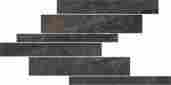 Декор Walks Black Modulo Listello Sfalsato Soft 21x40