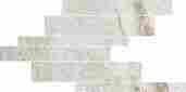 Декор Walks White Modulo Listello Sfalsato Naturale 21x40