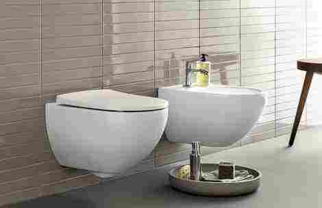 Geberit Acanto Rimfree Унитаз подвесной безободковый фото 5