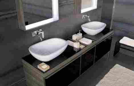 Geberit Citterio 56x40 Раковина накладная без перелива фото 5