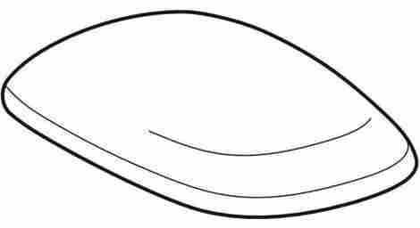 Geberit Citterio Крышка-сиденье дюропласт плавное опускание фото 2