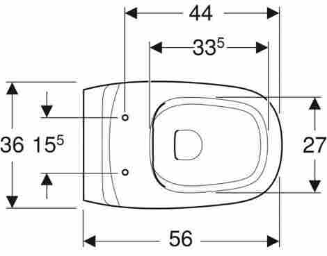Geberit Citterio Rimfree Унитаз подвесной безободковый фото 2