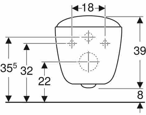 Geberit Citterio Rimfree Унитаз подвесной безободковый фото 3