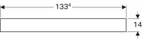 Geberit Citterio Зеркало с подсветкой и полкой, Серо-коричневый фото 2