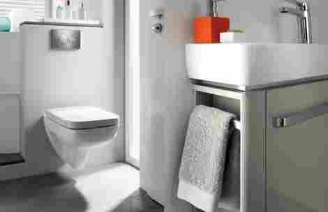 Geberit Renova Compact 50х25 Раковина подвесная/встраиваемая с отверстием под смеситель справа фото 5