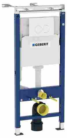 Geberit Renova Compact Комплект подвесного безободкового унитаза с инсталляцией Delta, сиденьем плавное опускание, клавишей Delta 21 белый фото 4