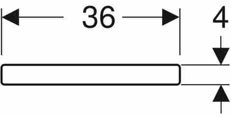 Geberit Renova Plan Крышка-сиденье дюропласт плавное опускание фото 3