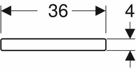 Geberit Renova Plan Крышка-сиденье дюропласт плавное опускание, быстросъемное фото 3