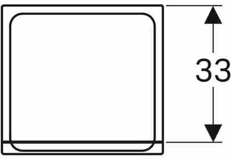 Geberit Renova Plan Шкаф-пенал подвесной, белый фото 3