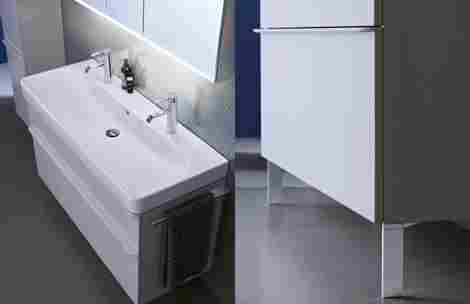 Geberit Smyle Square 120х48 Раковина подвесная/встраиваемая с двумя отверстиями под смеситель фото 7