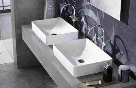 Geberit VariForm 55х40 Раковина накладная прямоугольная без перелива фото 6