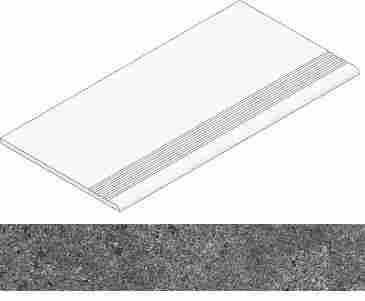 Ступень Granito Anthracite/Антрацит матовый 29,4x60