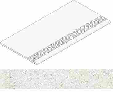 Ступень Granito White/Белый матовый 29,4x60