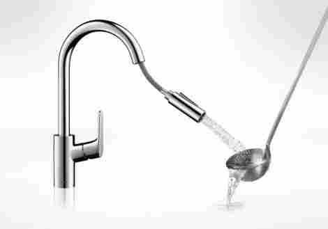 Hansgrohe Focus смеситель для кухни с выдвижным изливом 31815000 фото 3