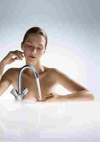 Hansgrohe Logis Смеситель для раковины, двухвентильный, с донным клапаном 71222000 фото 3