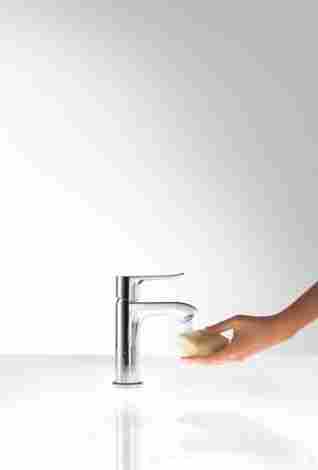 Hansgrohe Metris Смеситель для раковины, однорычажный, с донным клапаном 31088000 фото 4