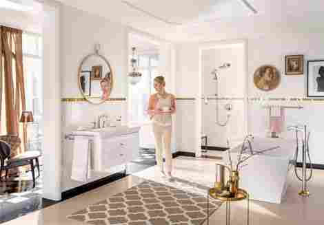 Hansgrohe Metropol Classic смеситель для ванны с душем, напольный 31445000 фото 3