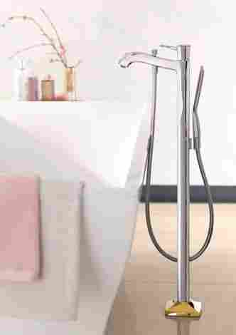 Hansgrohe Metropol Classic смеситель для ванны с душем, напольный, хром/золото 31445090 фото 4