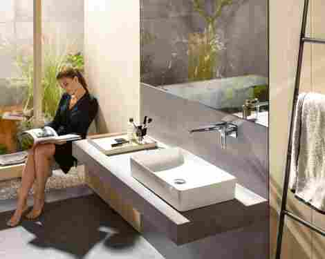 Hansgrohe Metropol Смеситель для раковины настенный, однорычажный 74526000 фото 3