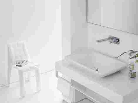 Hansgrohe PuraVida Смеситель для раковины настенный, однорычажный/Белый 15085400 фото 3