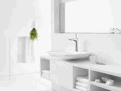 Hansgrohe PuraVida Смеситель для раковины, однорычажный, с донным клапаном 15074000 фото 3