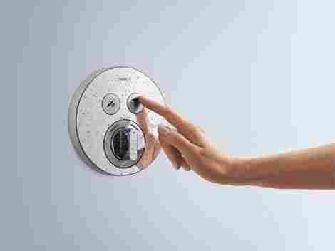Hansgrohe ShowerSelect S смеситель для душа встраиваемый на 2 потребителя, внешняя часть 15748000 фото 4