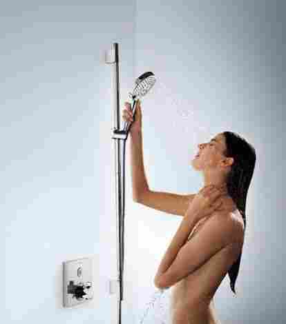 Hansgrohe ShowerSelect смеситель для душа встраиваемый на 1 потребитель, термостатический, внешняя часть 15762000 фото 3