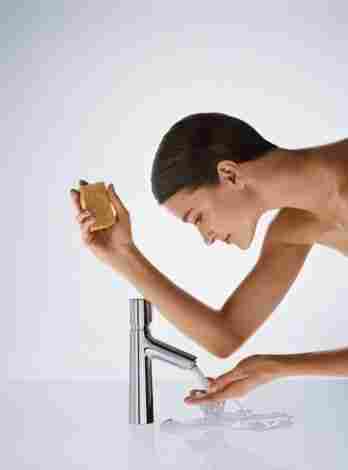 Hansgrohe Talis Select S 100 Смеситель для раковины, однорычажный 72043000 фото 3