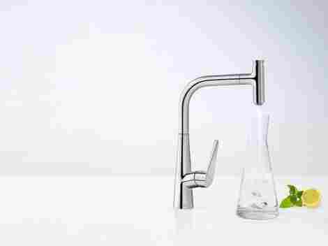 Hansgrohe Talis Select S 300 смеситель для кухни с выдвижным изливом 72821000 фото 3