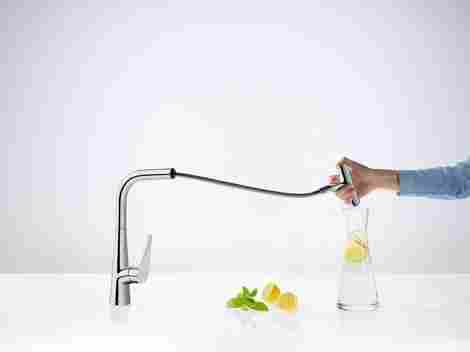 Hansgrohe Talis Select S 300 смеситель для кухни с выдвижным изливом 72821000 фото 4