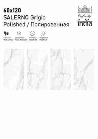 Керамогранит Salerno Grigio Polished 60x120 фото 2
