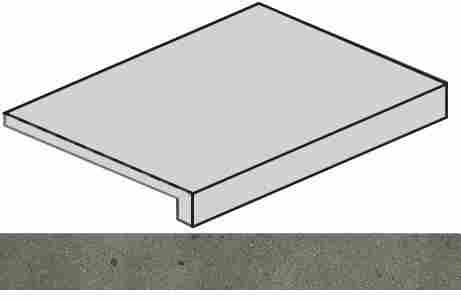 Ступень Avantgarde Black фронтальная 33x160