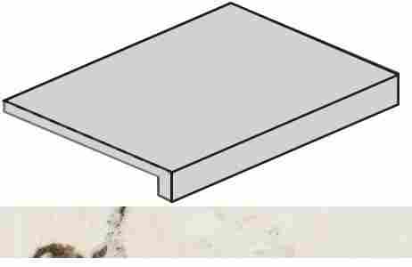 Ступень Avantgarde Calacatta Warm фронтальная 33x160