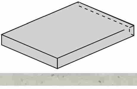 Ступень Avantgarde Pure угловая левая 33x160