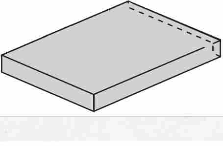 Ступень Charme Deluxe Floor Project Bianco Michelangelo Scalino Angolare Sx 33x120