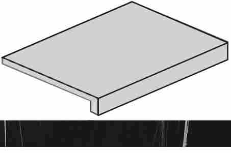Ступень Charme Deluxe Floor Project Sahara Noir Scalino Angolare Dx 33x80