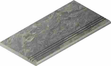 Ступень Charme Deluxe X2 Grigio Orobico закругленная грип 30x60