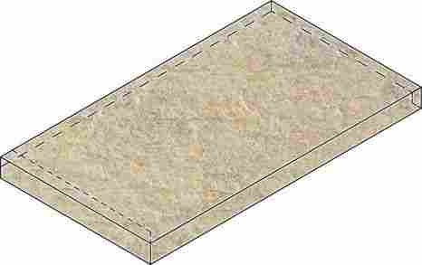 Ступень Дистрикт X2 Угловая Левая Сэнд 33x60