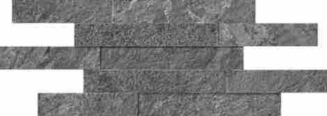 Декор Magma Graphite Брик 3D 28x78