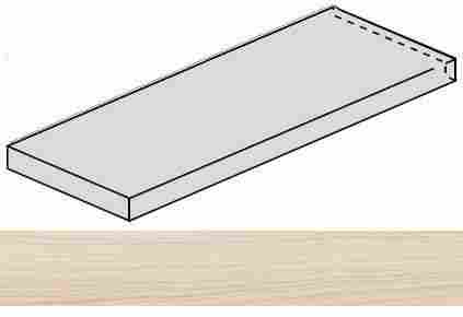 Ступень Room Beige Wood угловая левая Патинированный 33x120