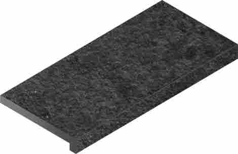 Ступень Room X2 Black Stone угловая правая 33x60