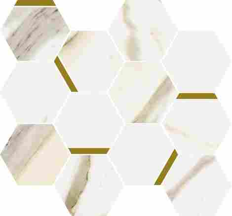 Мозаика Stellaris Calacatta Gold Mosaico Chic