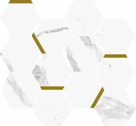 Мозаика Stellaris Statuario White Mosaico Chic