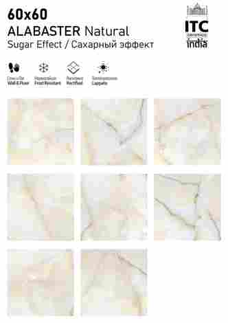 Керамогранит Alabaster Natural Sugar 60x60 фото 2