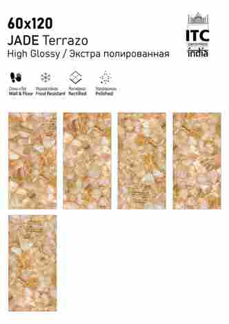 Керамогранит Jade Terrazo High Glossy 60x120 фото 2
