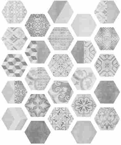 Керамогранит Nuuk Hexa Mix 23,2x26,7