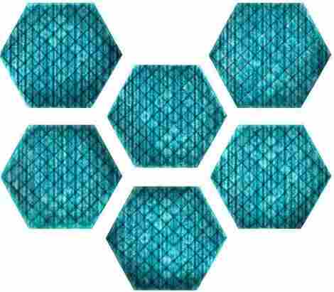 Керамогранит Tribu Blue Matt Hexa 23,2x26,7