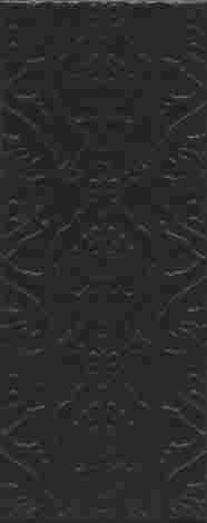 Плитка Альвао структура черный матовый 20x50